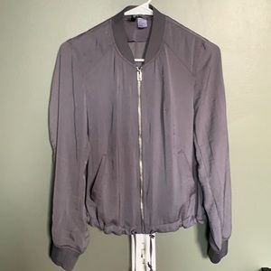 Women’s satin bomber jacket size 6.